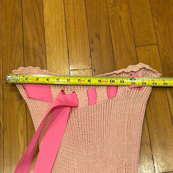 Vintage Betsey Johnson Pink Knit Dress - Picture 7 of 9